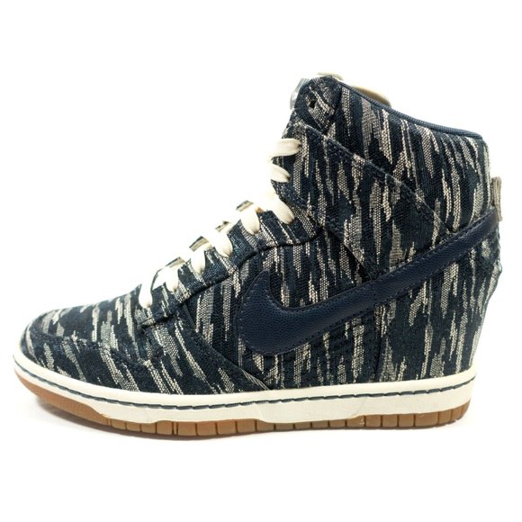 Nike Dunk Sky Hi Hidden Wedge Sneakers - Women's Size 7.5 - Picture 1 of 10